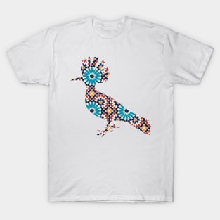 Mohawk Bird Silhouette with Pattern T-Shirt